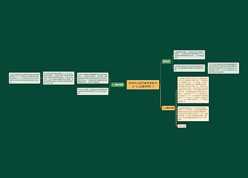 临床执业医师备考考前30分《心血管疾病》2