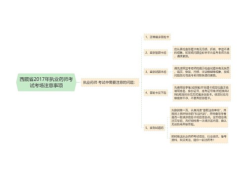 西藏省2017年执业药师考试考场注意事项