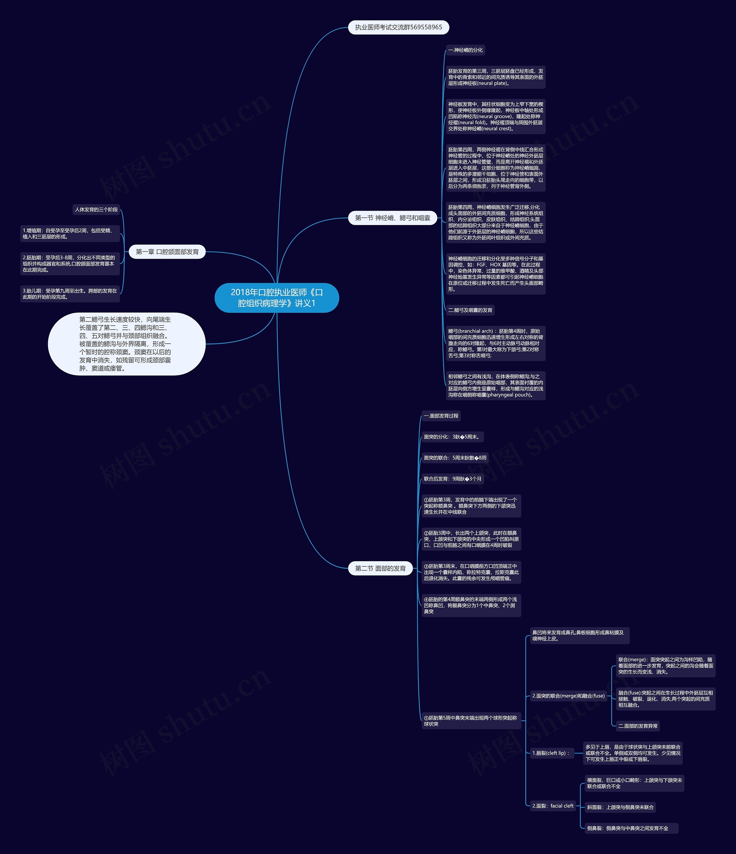 2018年口腔执业医师《口腔组织病理学》讲义1思维导图
