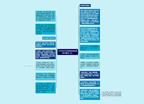 2016年卫生资格考试快速提分辅导（2）