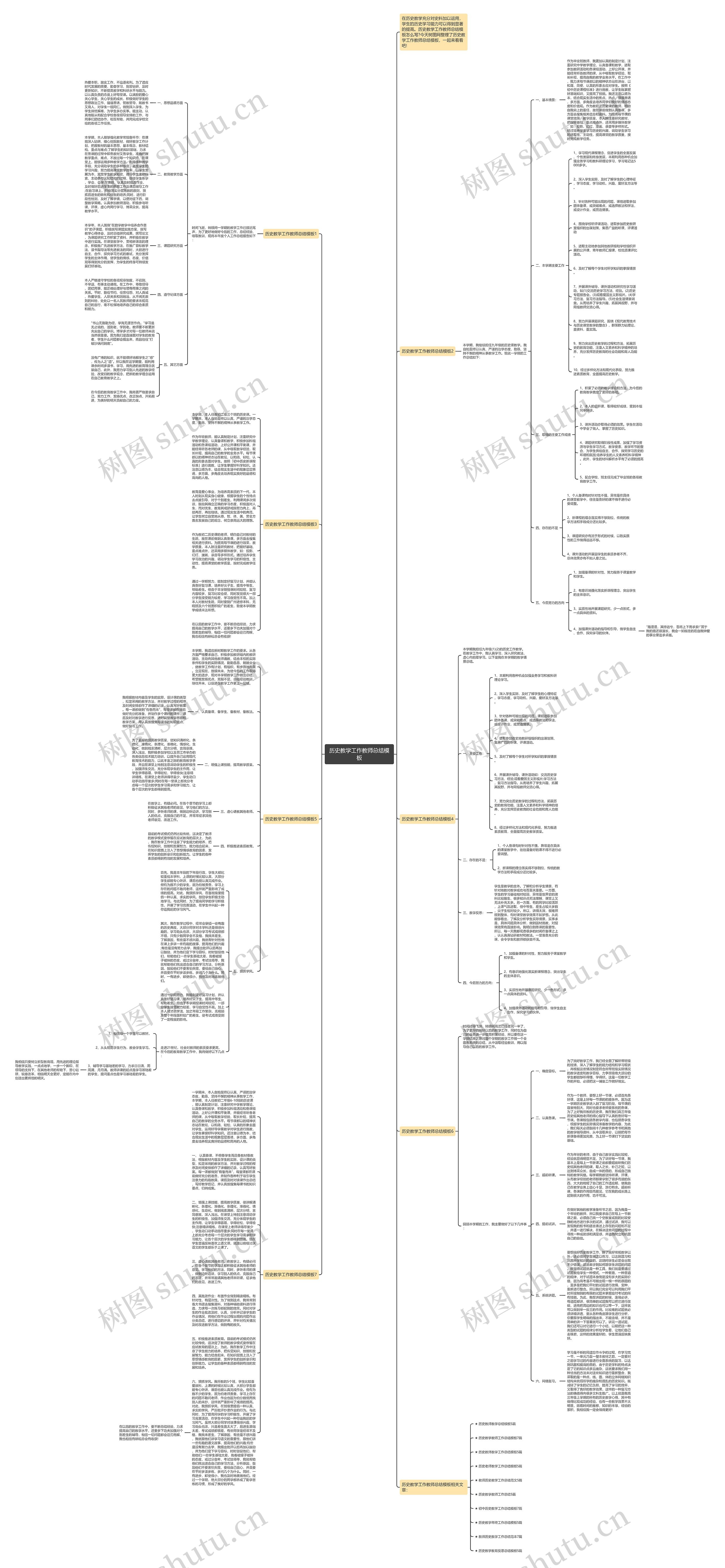 历史教学工作教师总结模板