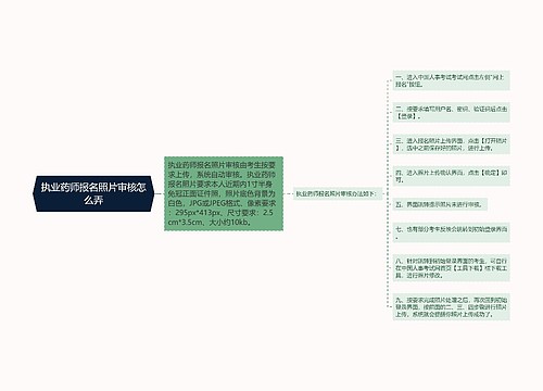 执业药师报名照片审核怎么弄