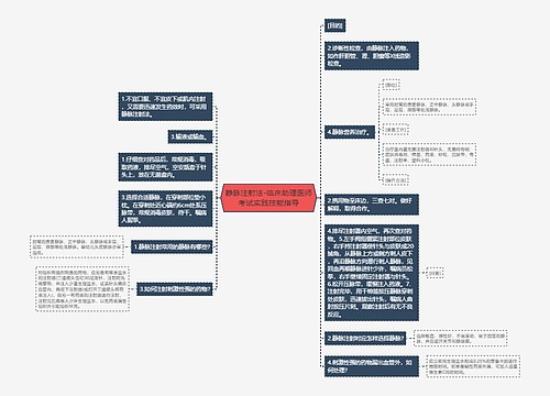 静脉注射法-临床助理医师考试实践技能指导