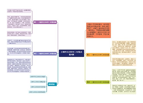 小寒作文200字二年级合集4篇