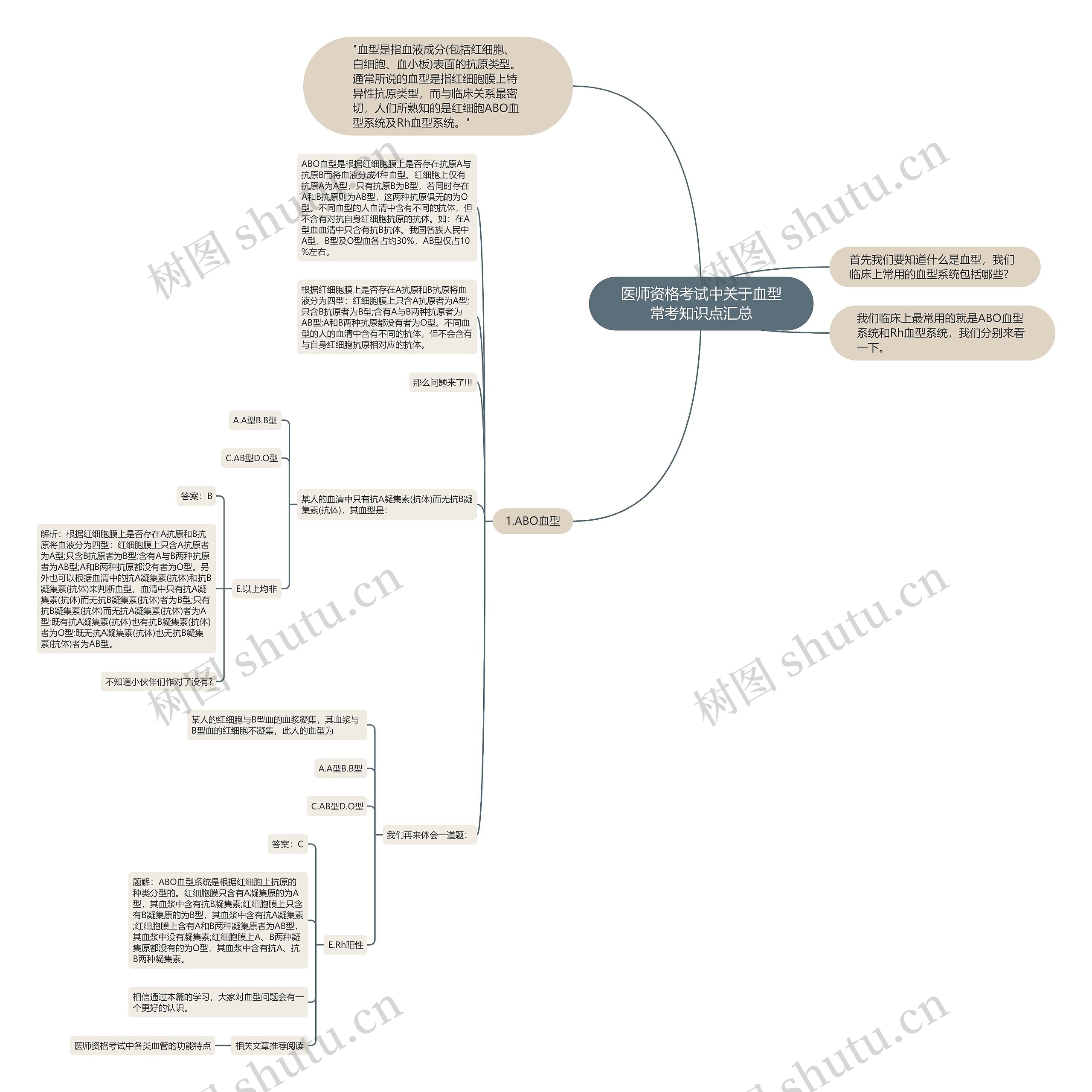 医师资格考试中关于血型常考知识点汇总 医师资格考试中关于血型常考知识点汇总