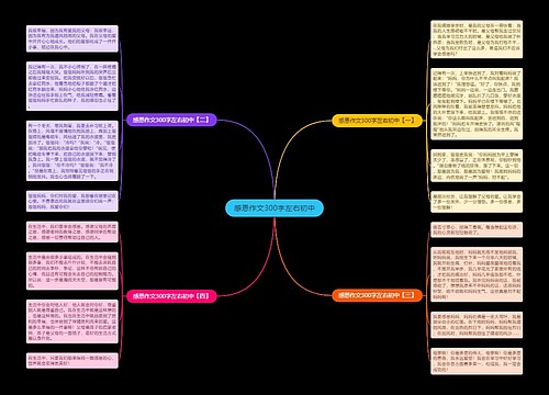 感恩作文300字左右初中