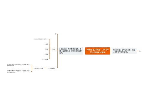 骨的形态及构造：2016年卫生资格考试备考