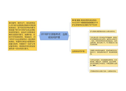 2018护士资格考试：出院前如何护理