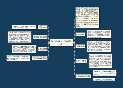 护士资格考试：真空采血法