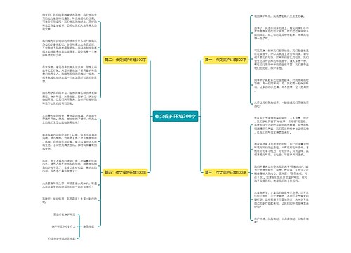 作文保护环境300字