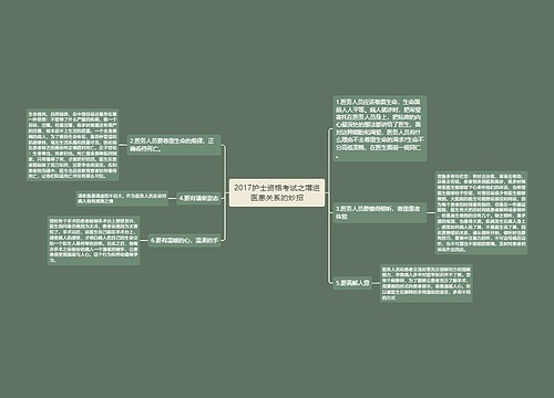 2017护士资格考试之增进医患关系的妙招