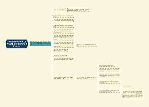 一级建造师考试备考《工程经济》章节考点详解：1Z102032