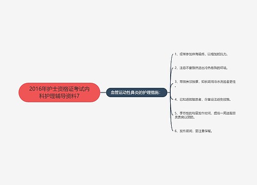 2016年护士资格证考试内科护理辅导资料7