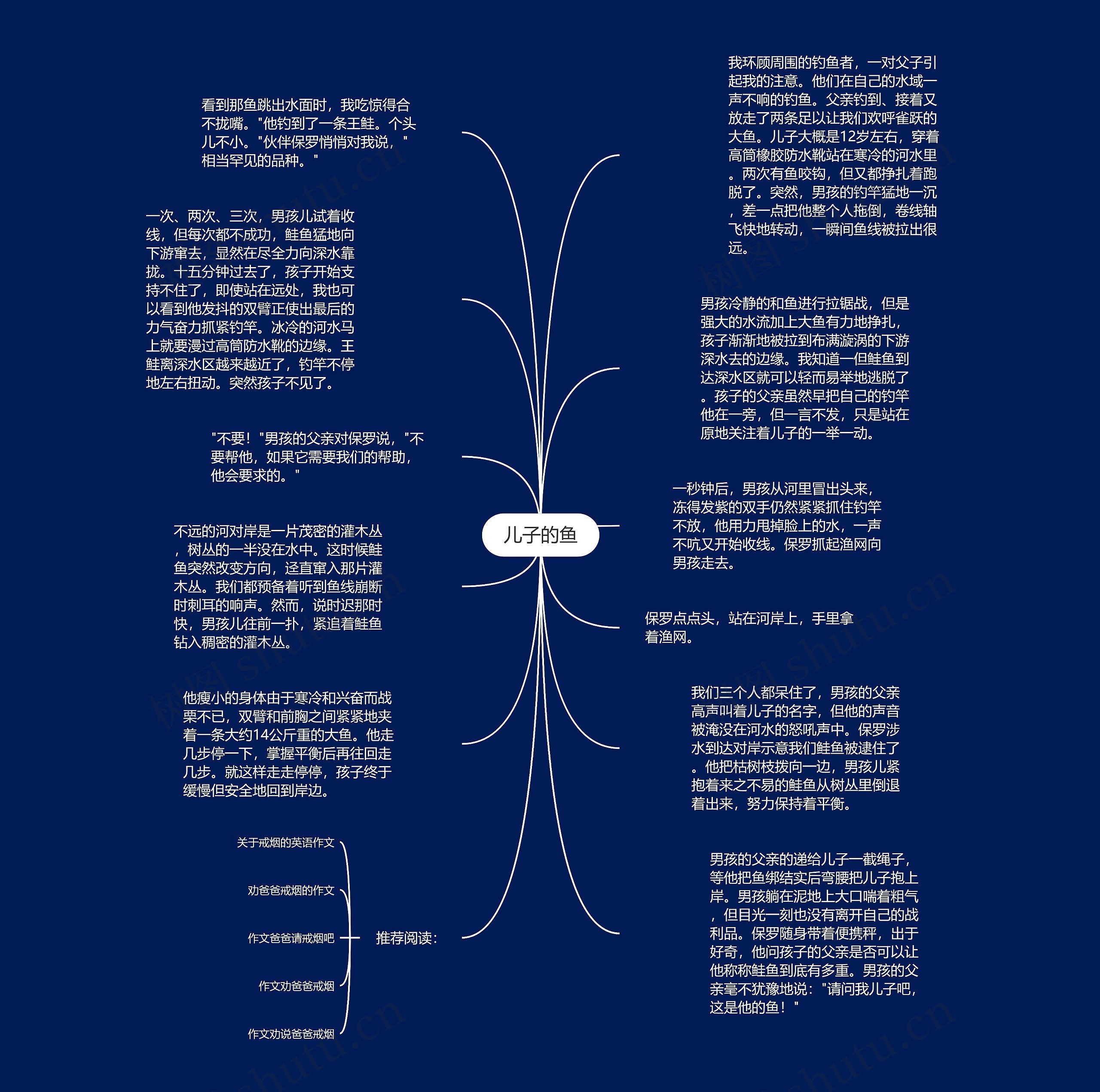 儿子的鱼思维导图