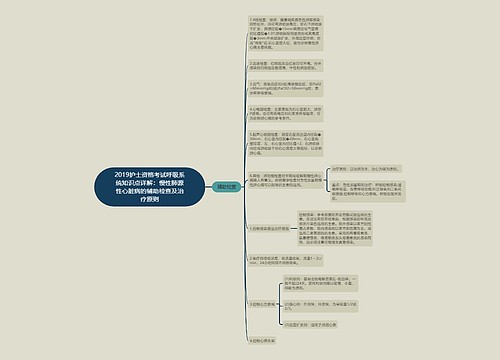 2019护士资格考试呼吸系统知识点详解：慢性肺源性心脏病的辅助检查及治疗原则