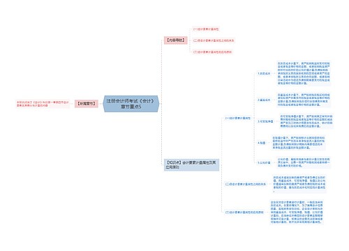注册会计师考试《会计》章节重点5