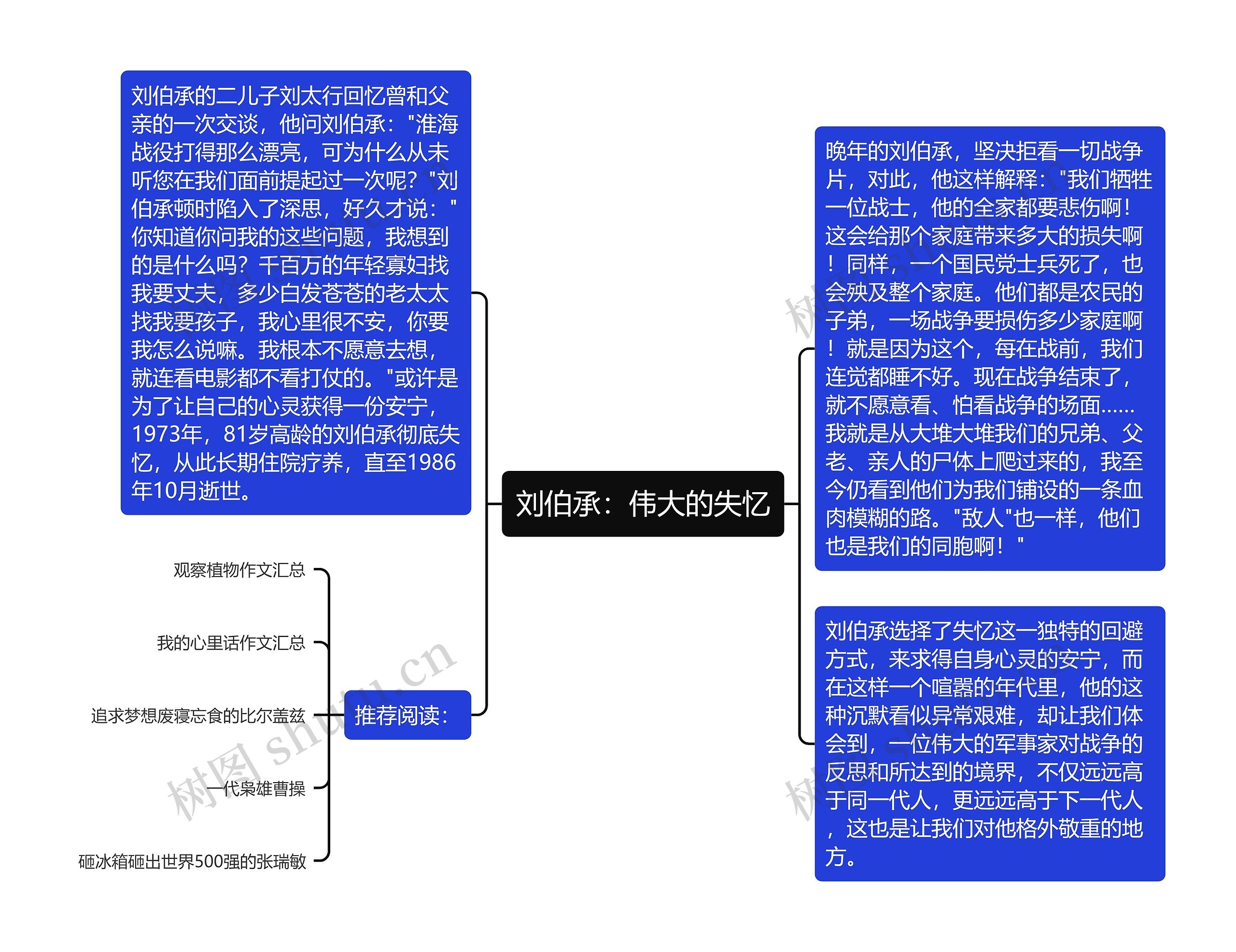 刘伯承：伟大的失忆思维导图