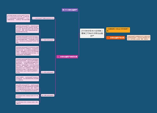 2018年初级会计实务第二章第三节考点:交易性金融资产 2018年初级会计实务第二章第三节考点:交易性金融资产