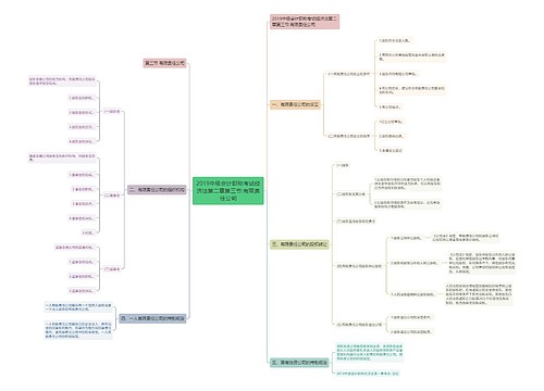 2019中级会计职称考试经济法第二章第三节:有限责任公司 2019中级会计职称考试经济法第二章第三节:有限责任公司