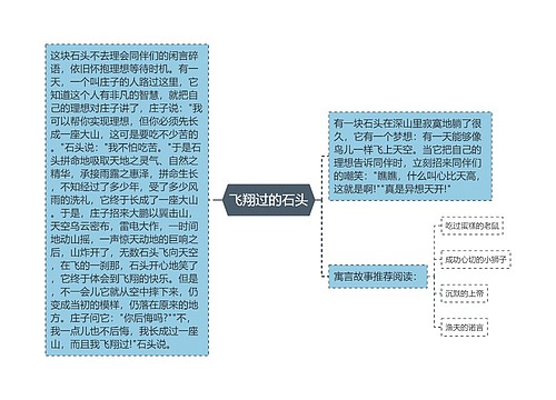 飞翔过的石头