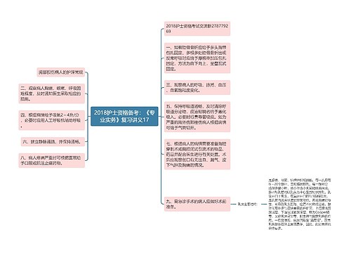 2018护士资格备考：《专业实务》复习讲义17