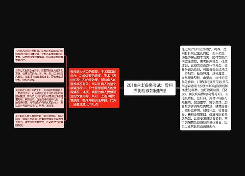 2018护士资格考试：骨科损伤应该如何护理