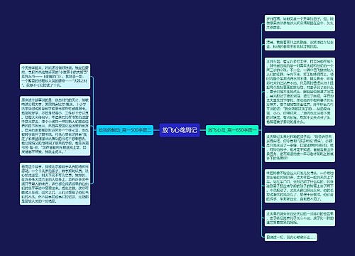 放飞心鸢周记