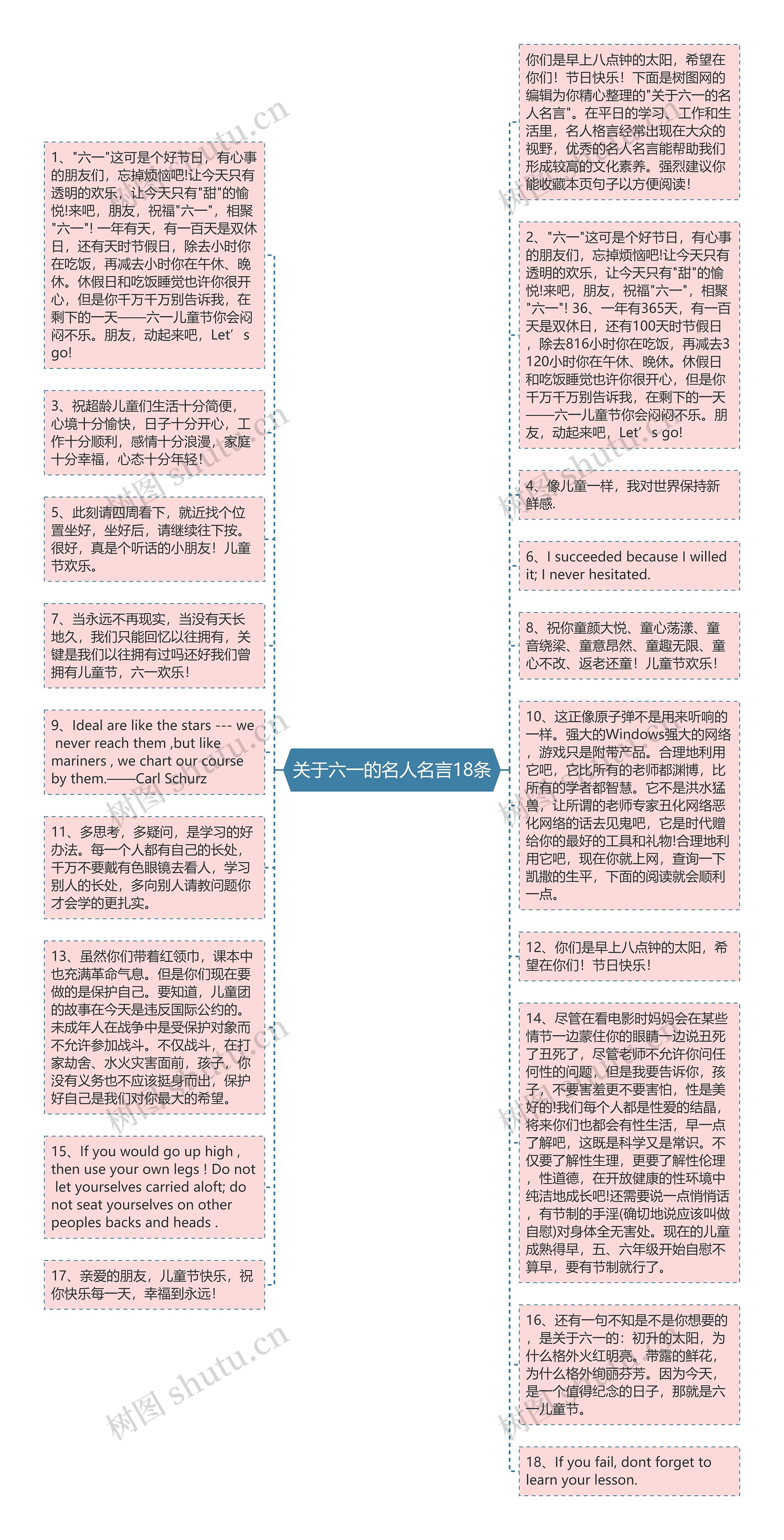 关于六一的名人名言18条