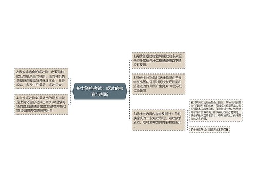 护士资格考试：呕吐的检查与判断