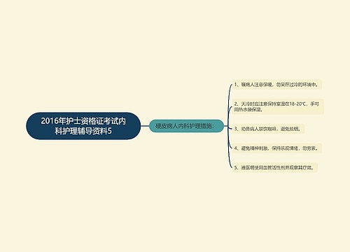 2016年护士资格证考试内科护理辅导资料5