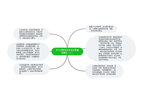 护士资格考试专业实务辅导精华（一）