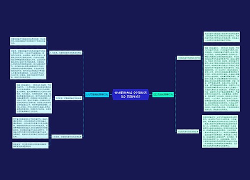 会计职称考试《中级经济法》高频考点5