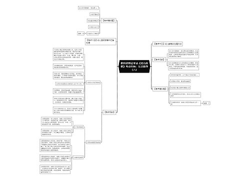 教师资格证考试《幼儿保教》考点归纳:生活指导(六) 教师资格证考试《幼儿保教》考点归纳:生活指导(六)