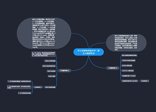 护士资格备考临床学：新生儿黄疸特点
