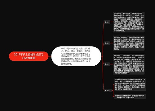 2017年护士资格考试复习心态很重要