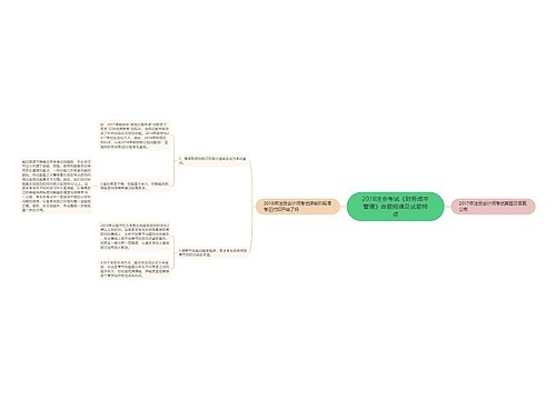 2018注会考试《财务成本管理》命题规律及试题特点 2018注会考试《财务成本管理》命题规律及试题特点