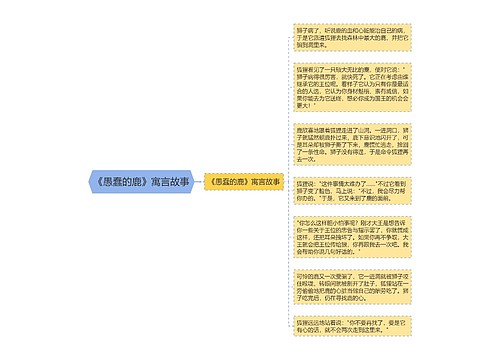 《愚蠢的鹿》寓言故事