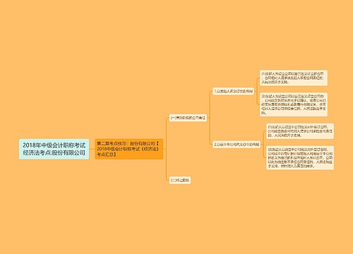 2018年中级会计职称考试经济法考点:股份有限公司