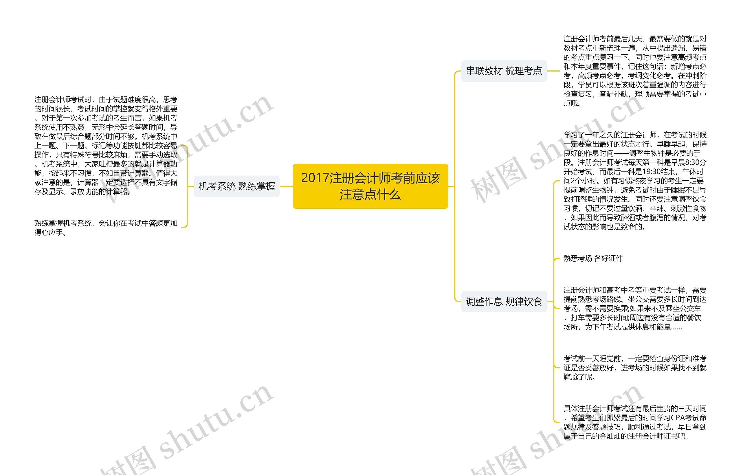 2017注册会计师考前应该注意点什么