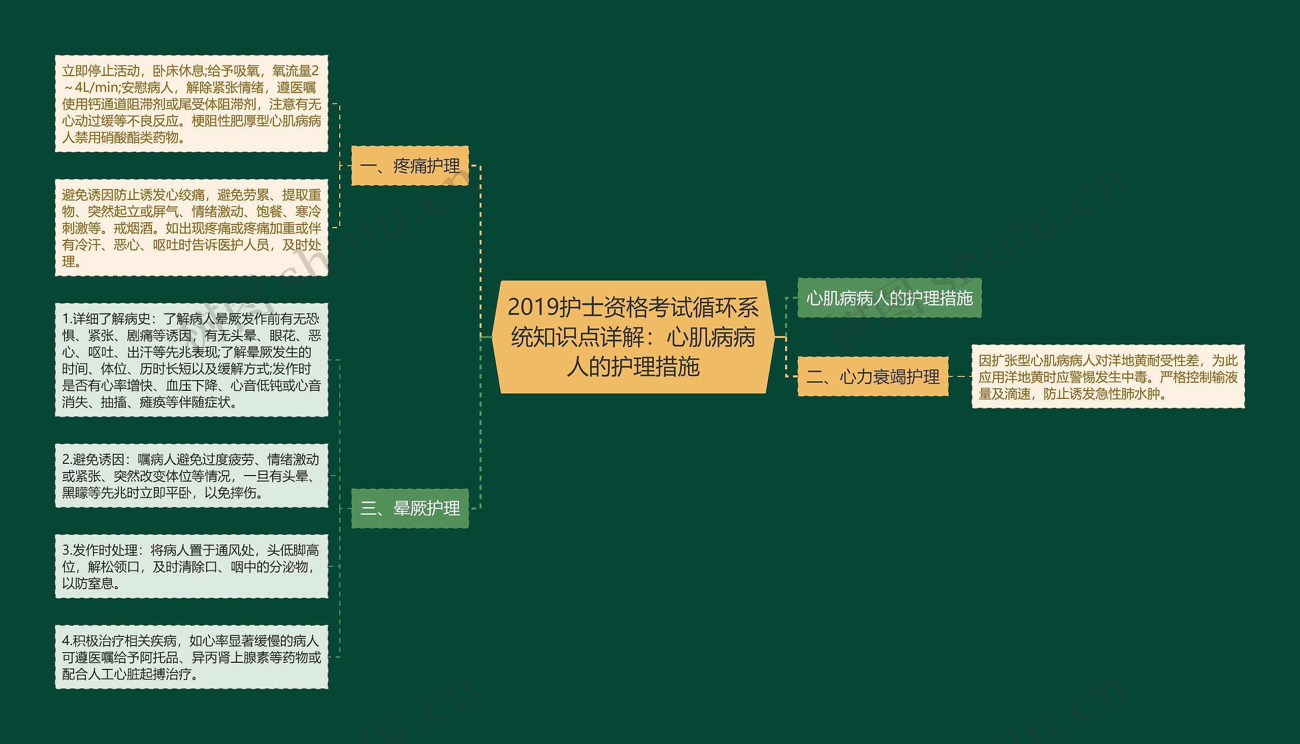 2019护士资格考试循环系统知识点详解：心肌病病人的护理措施