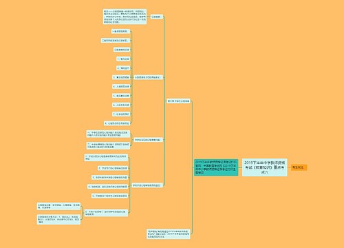 2019下半年中学教师资格考试《教育知识》重点考点六