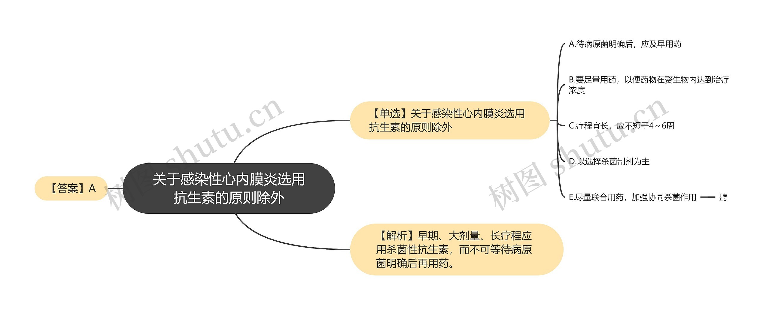 关于感染性心内膜炎选用抗生素的原则除外