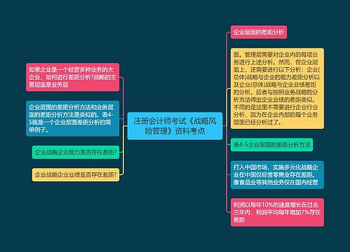 注册会计师考试《战略风险管理》资料考点