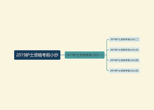 2019护士资格考前小抄