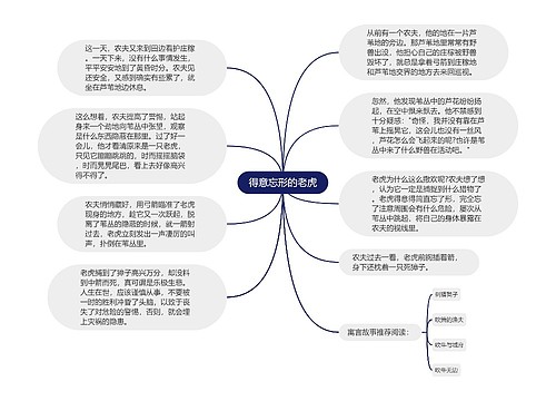 得意忘形的老虎