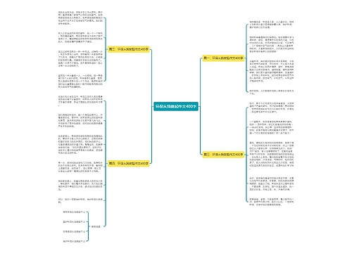 环保从我做起作文400字