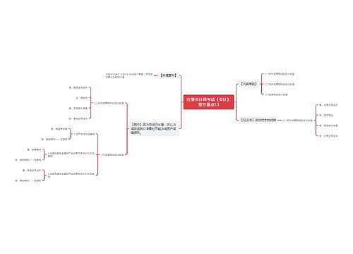 注册会计师考试《会计》章节重点13