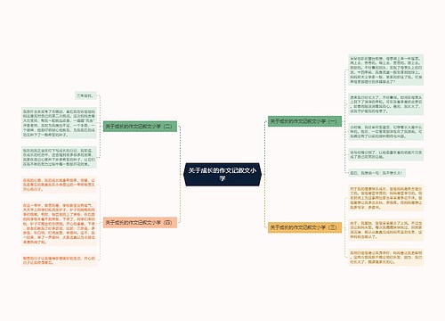 关于成长的作文记叙文小学