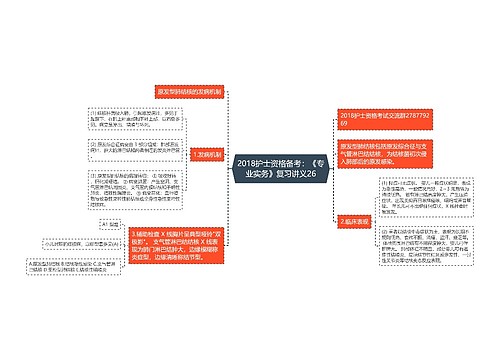 2018护士资格备考：《专业实务》复习讲义26