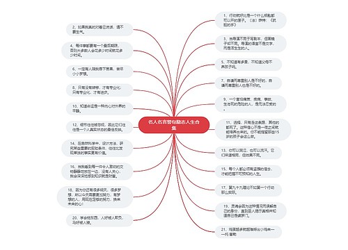 名人名言警句励志人生合集